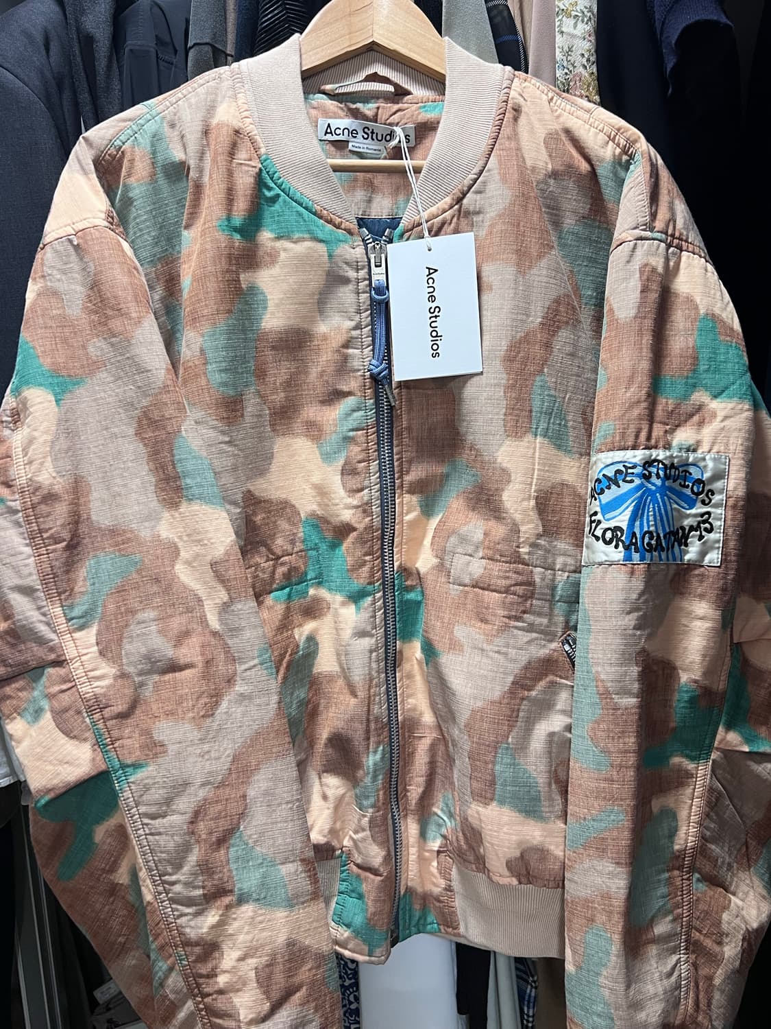 [52/XL] 아크네스튜디오 카모 봄버 자켓 상품이미지5