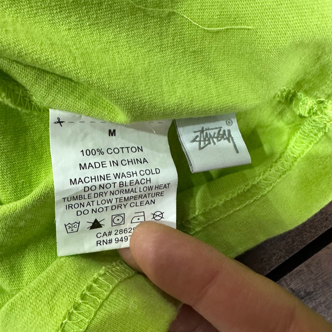 스투시 빅로고 포켓 롱슬리브 티셔츠 (M) 상품이미지5