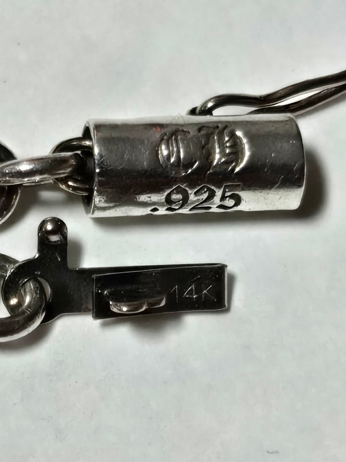 크롬하츠 페이퍼체인 스몰 팔찌 상품이미지2