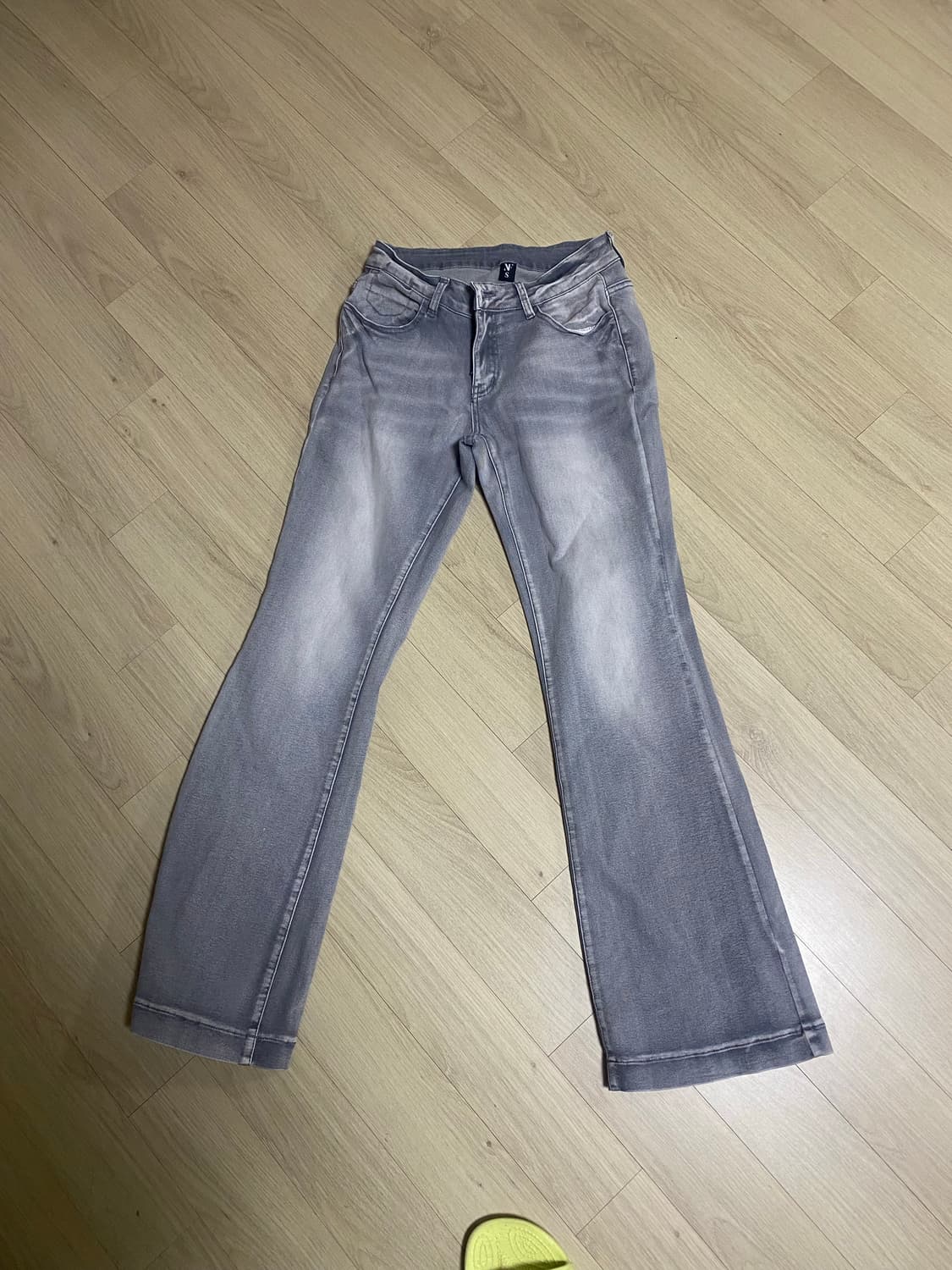 연그레이 빈티지워싱 데님 팬츠 s 상품이미지3