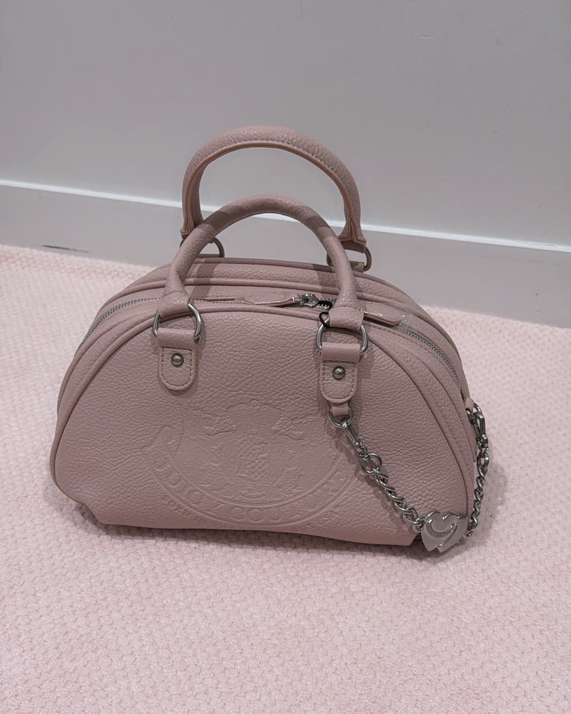 쥬시꾸뛰르 테리독 레더 가방 베이비메탈클럽 베이비베어 빈티지 y2 상품이미지1