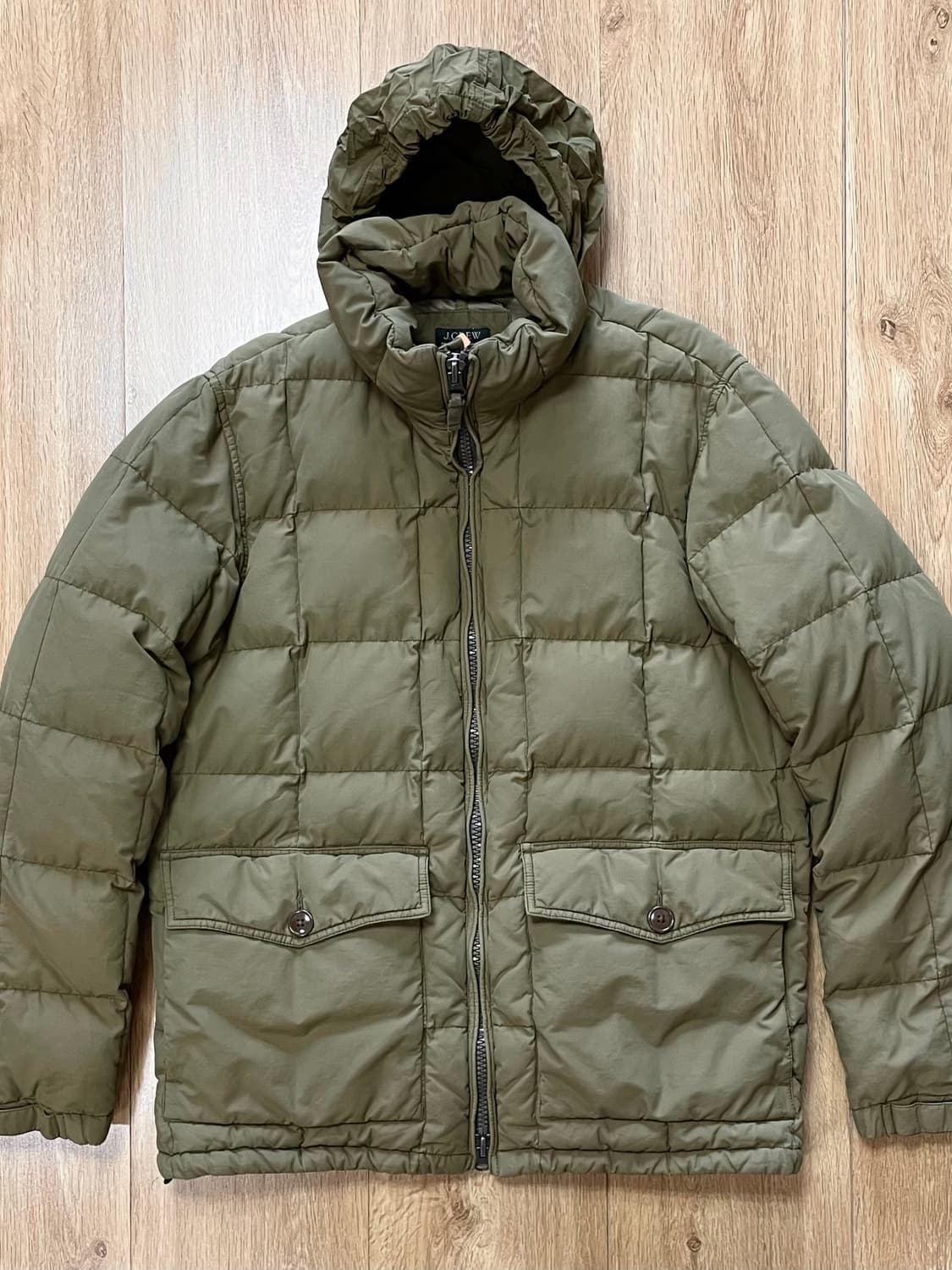 국내유일 제이크루 카라코람 빈티지 다운 패딩 자켓 ideal 투웨이 지퍼 상품이미지3