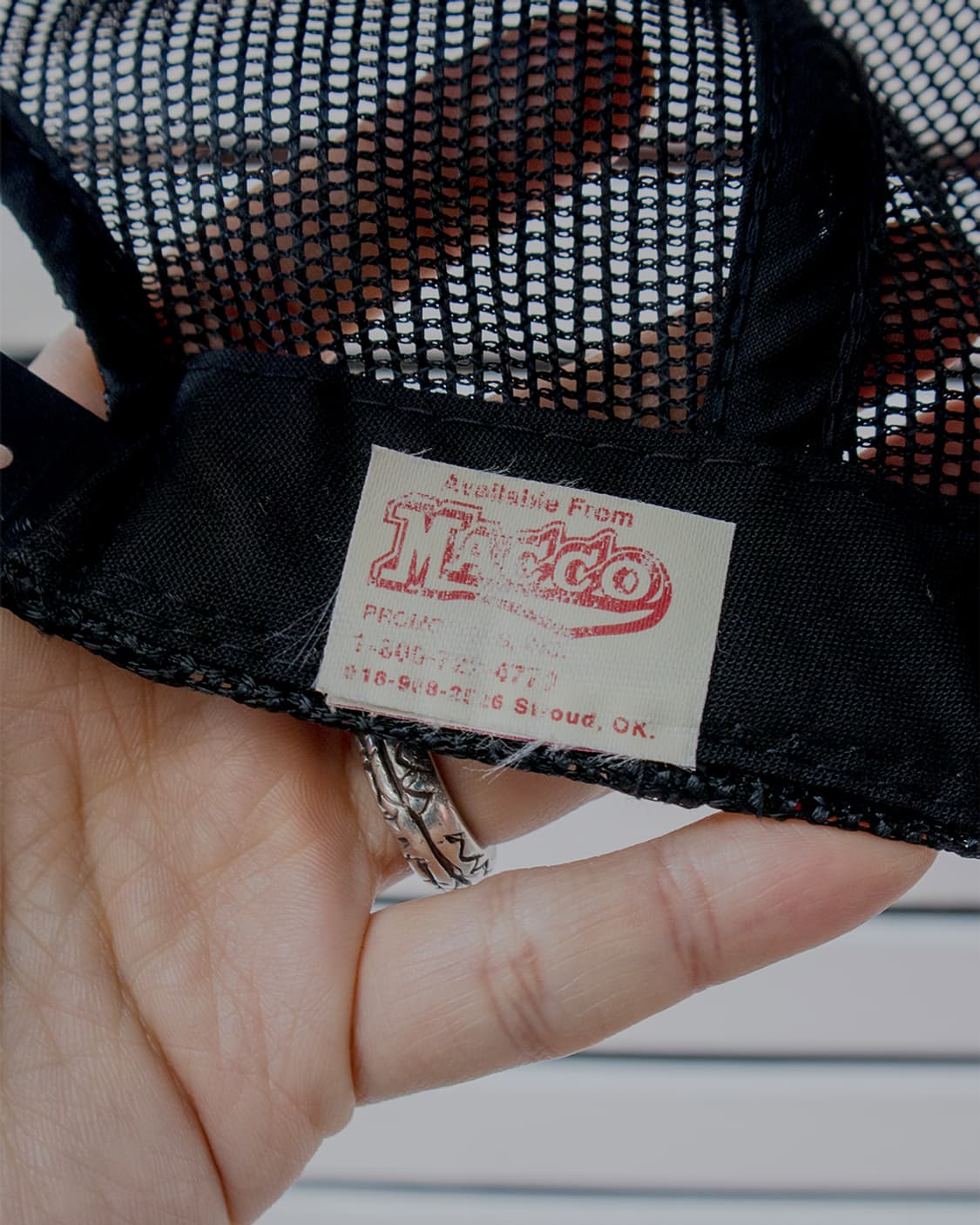 Vintage 매쉬 트러커 캡 상품이미지4