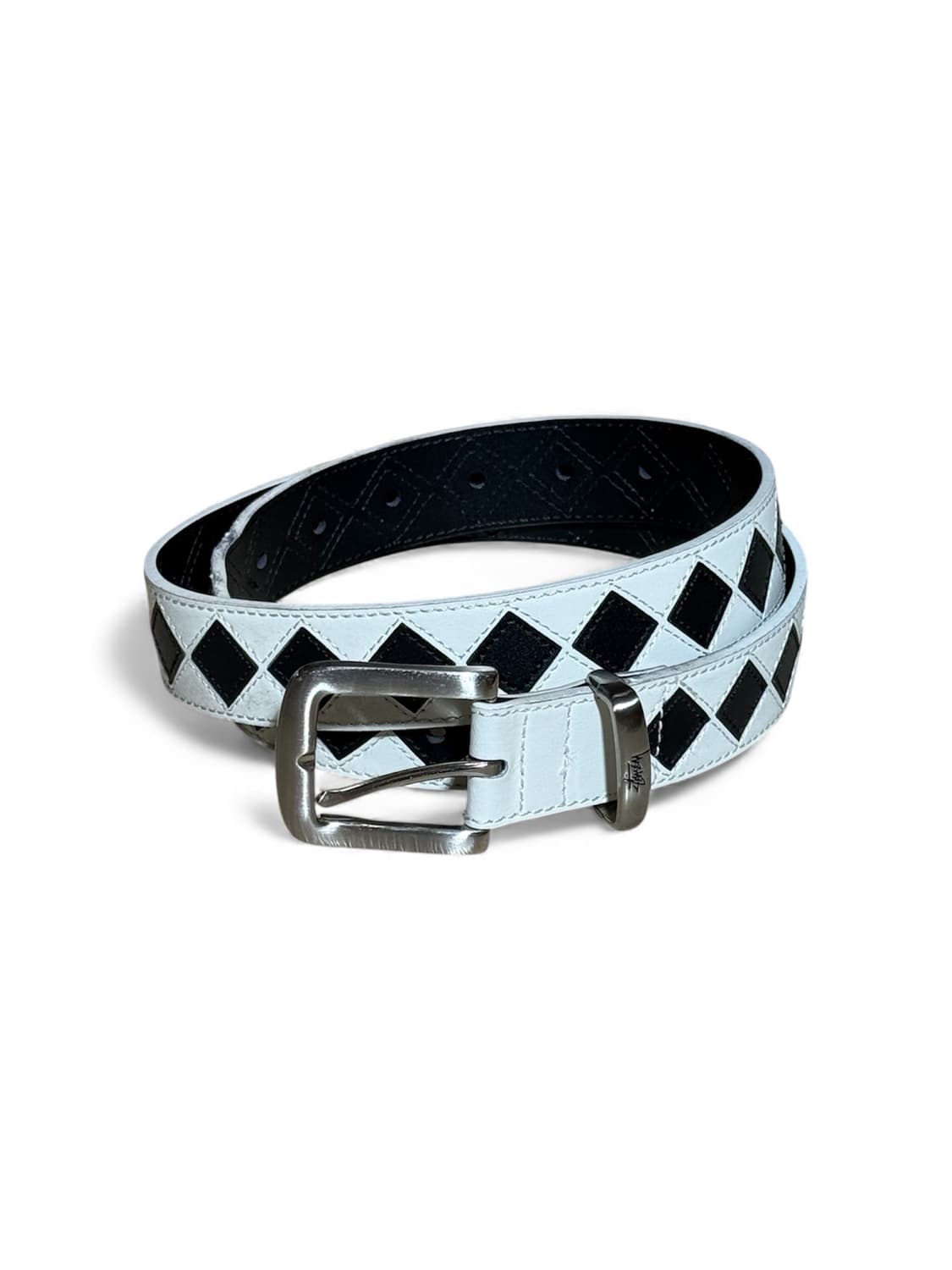 스투시 아가일 레더 벨트 상품이미지1