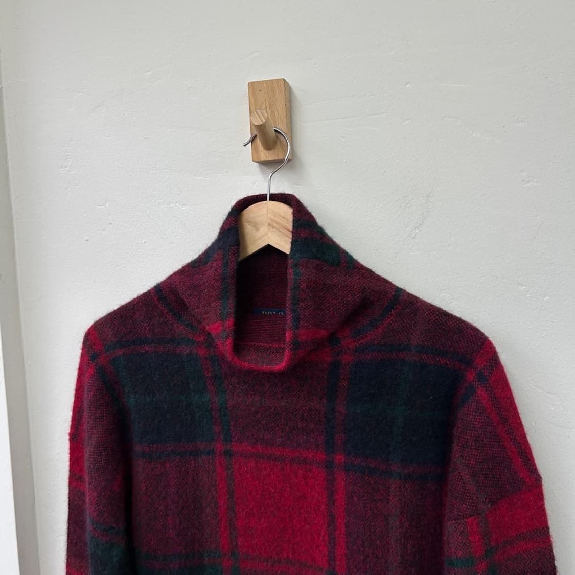 16185 - 폴로 랄프로렌 체크 하이넥 니트 상품이미지1