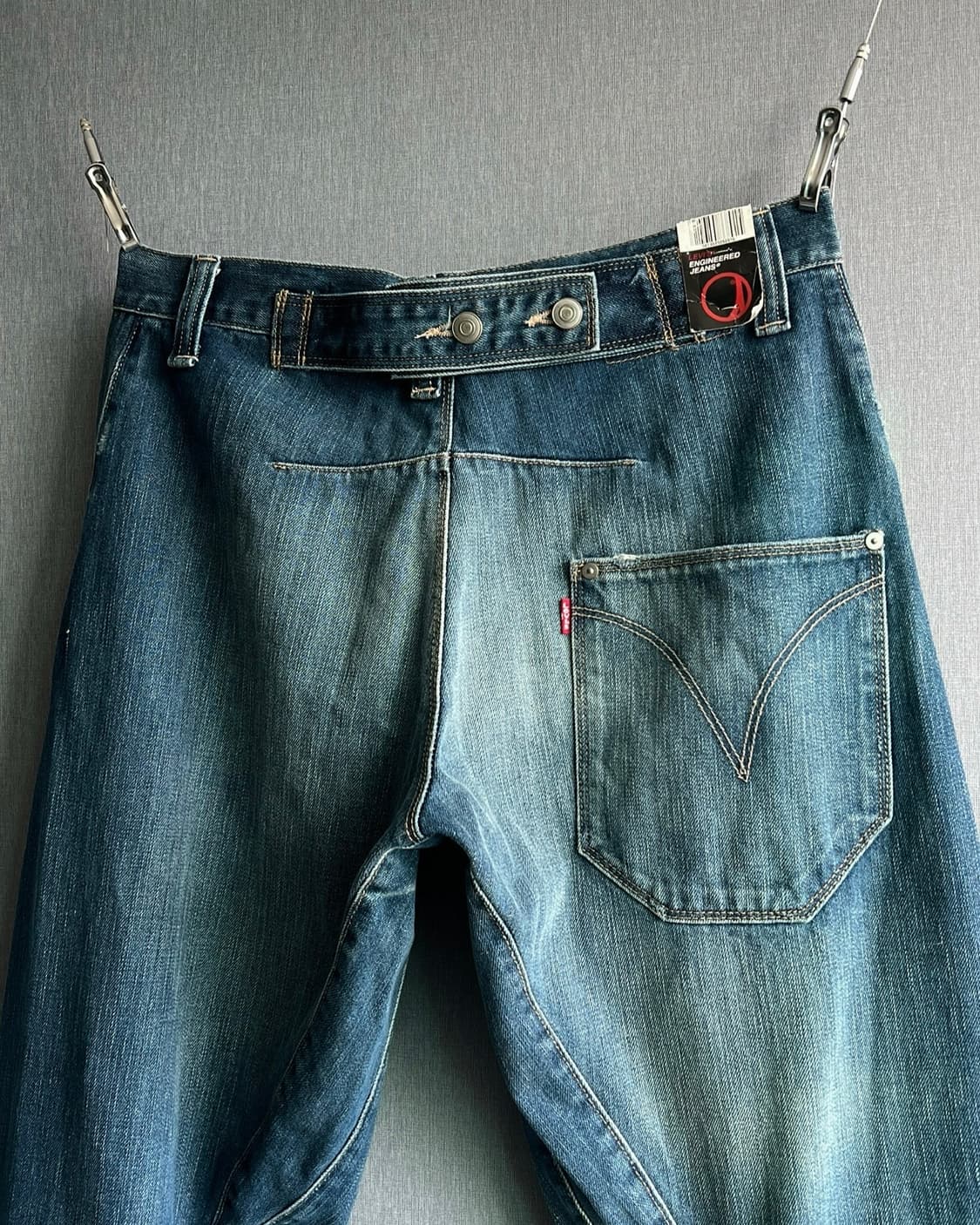 [32] 00s 유로 리바이스 신치백 엔지니어드 진 데드스탁 상품이미지6