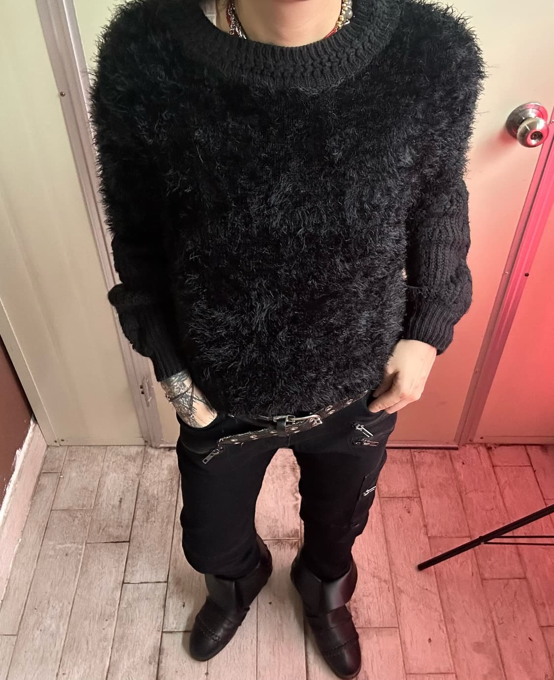 hairy over-fit knit 상품이미지1