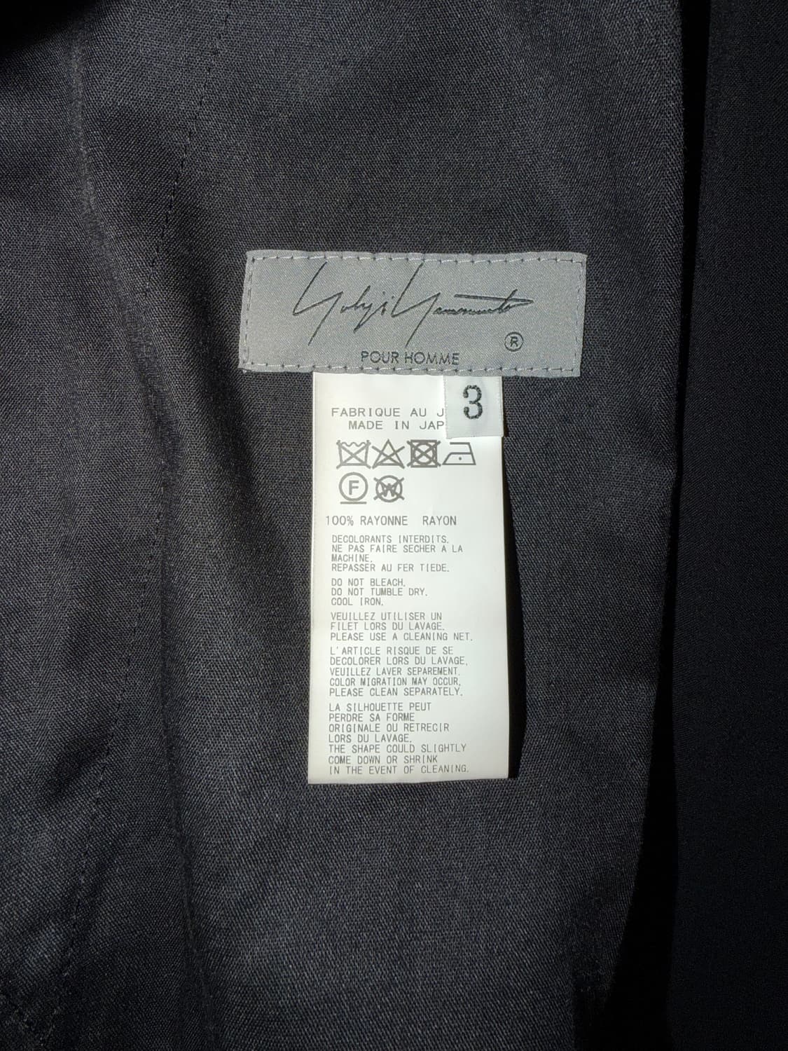 Yohji Yamamoto pour homme wrap skirt 상품이미지7