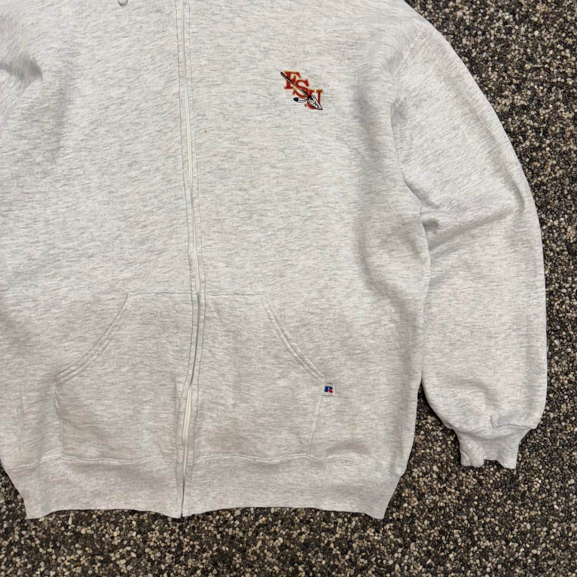 90s 러셀 빈티지 스웻 후드 집업 made in USA (2XL)  상품이미지2