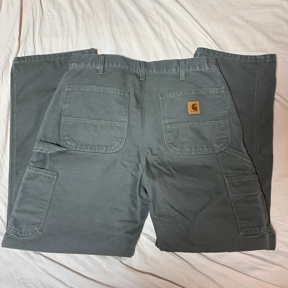 [34X32] 칼하트 싱글니 B11 모스 그린 워크팬츠 상품이미지2