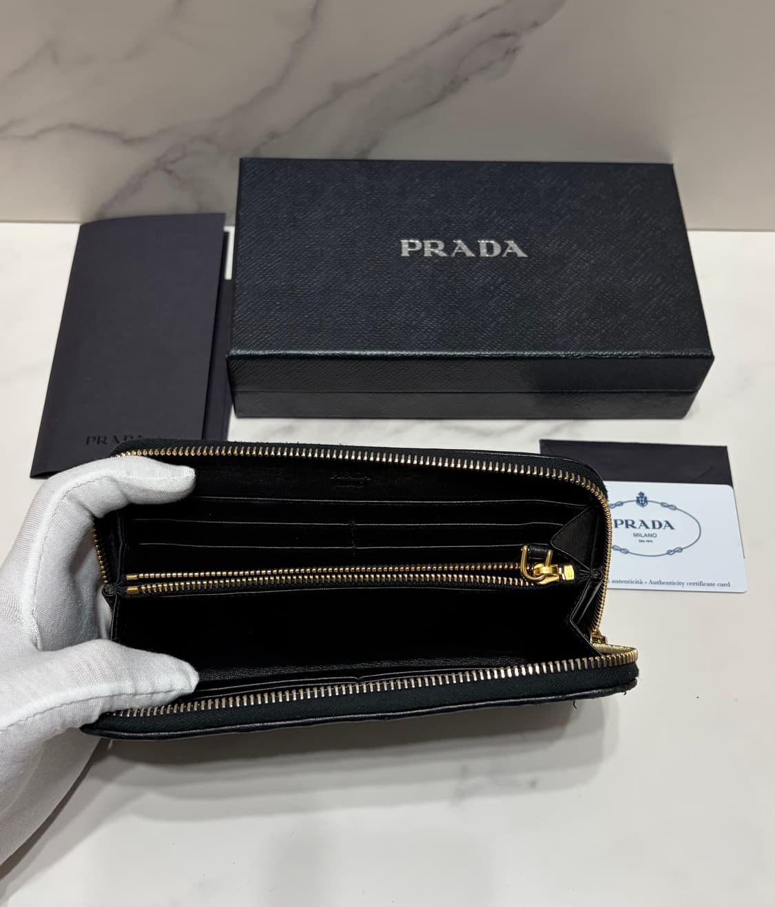 [정품] 프라다 고프레 장지갑 상품이미지5