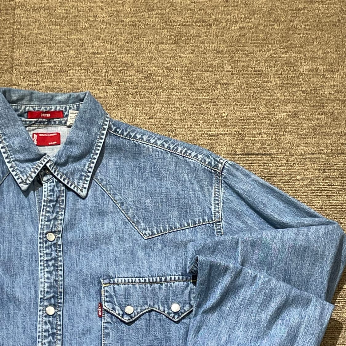 (M) Levi's 리바이스 코튼 데님 셔츠 상품이미지4