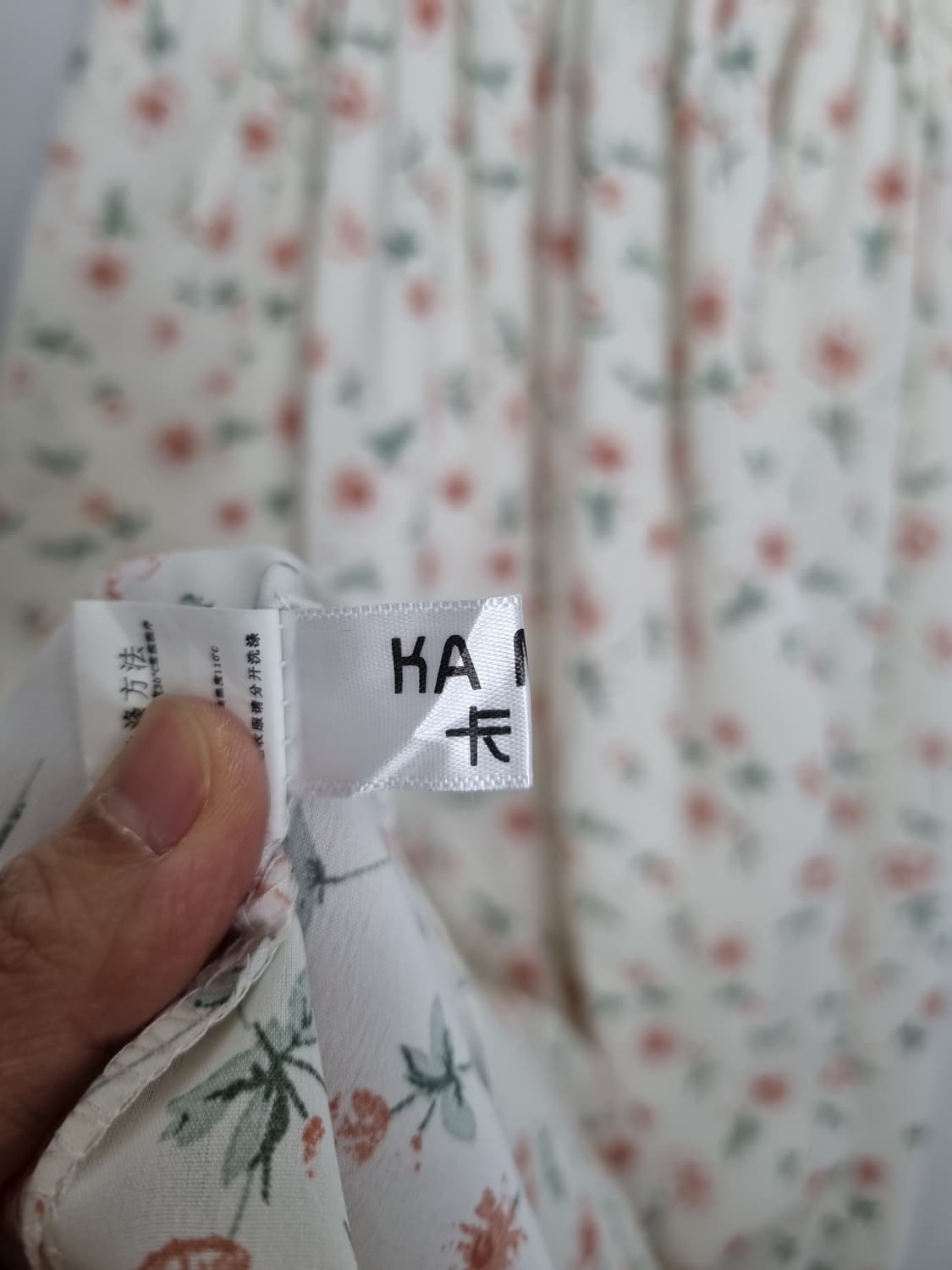 KA MAN 플라워 패턴 끈나시 롱 원피스 상품이미지7