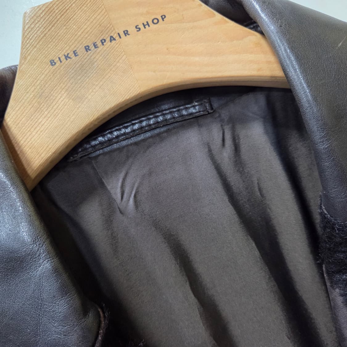 닐바렛 가죽 송치 자켓 상품이미지3