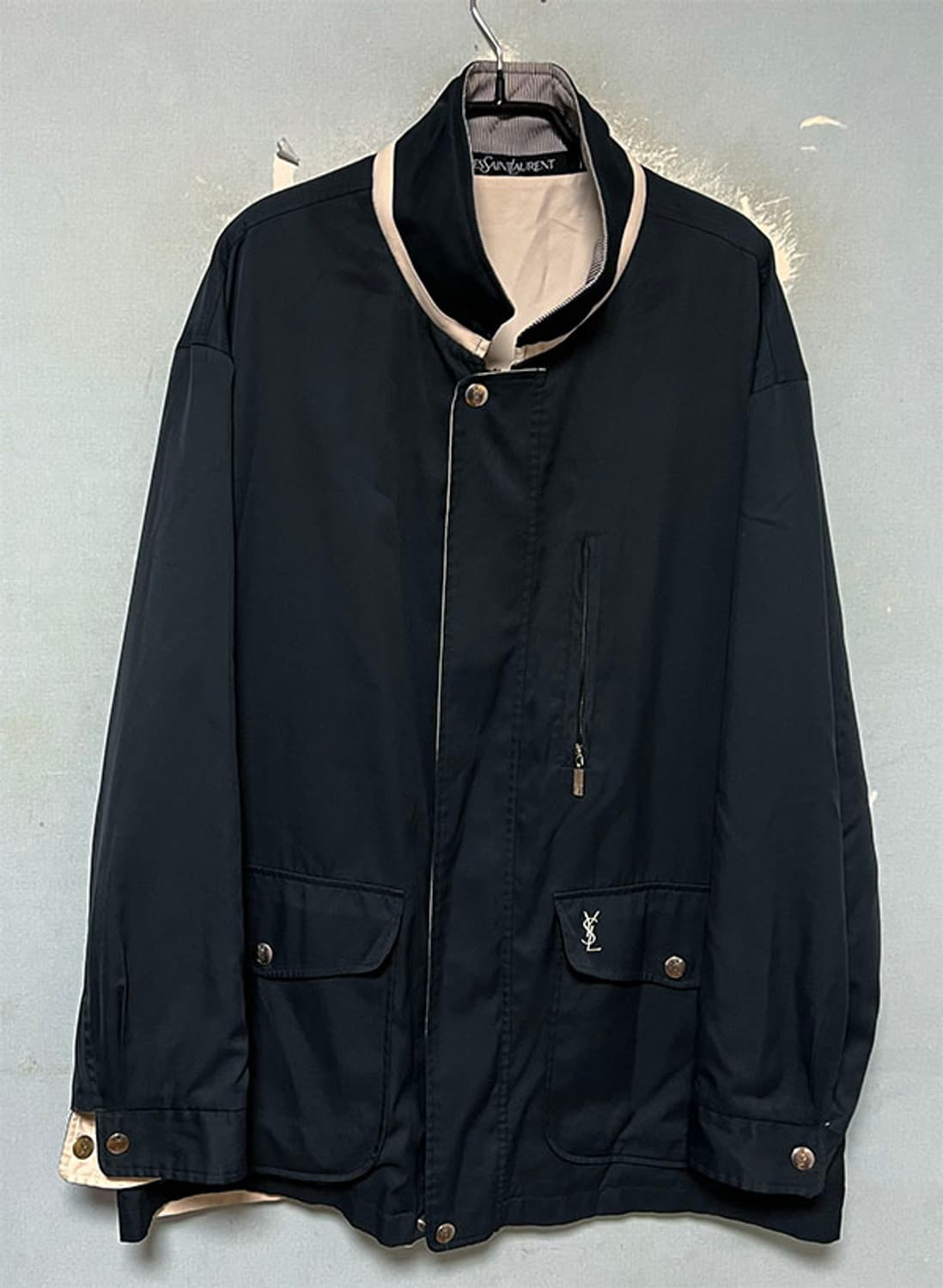 입생로랑 남자 양면 블루종 춘추 XXL 110 상품이미지2