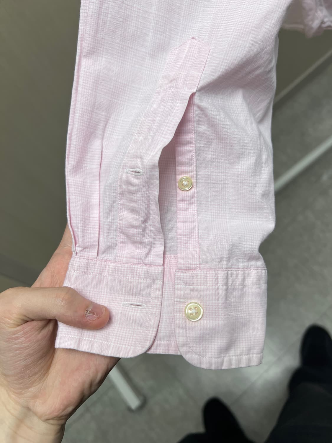 (착샷O) 폴로 랄프로렌 연핑크 셔츠 상품이미지3