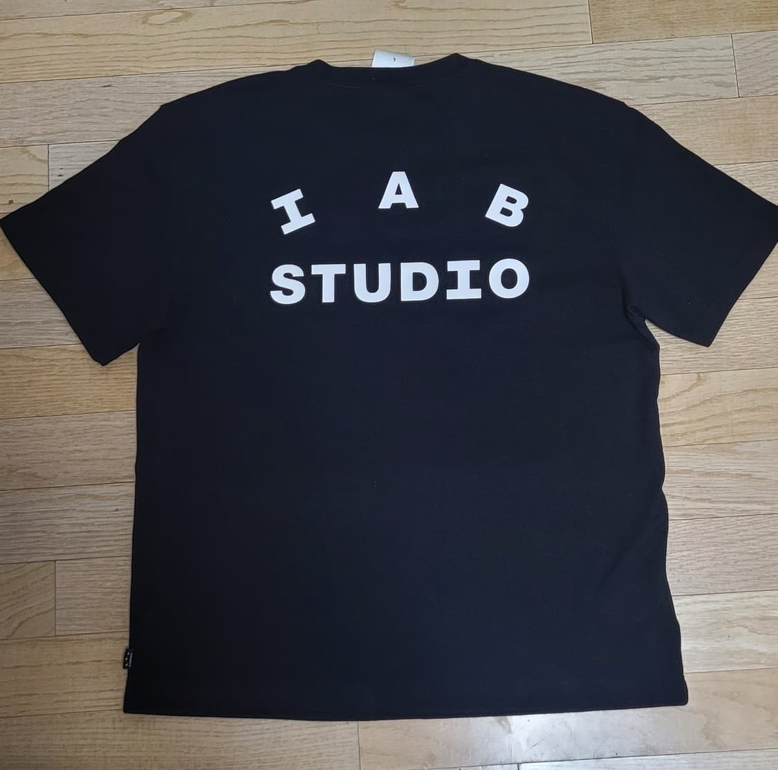 IAB STUDIO 아이앱 스튜디오 반팔 티셔츠 L 블랙 상품이미지2