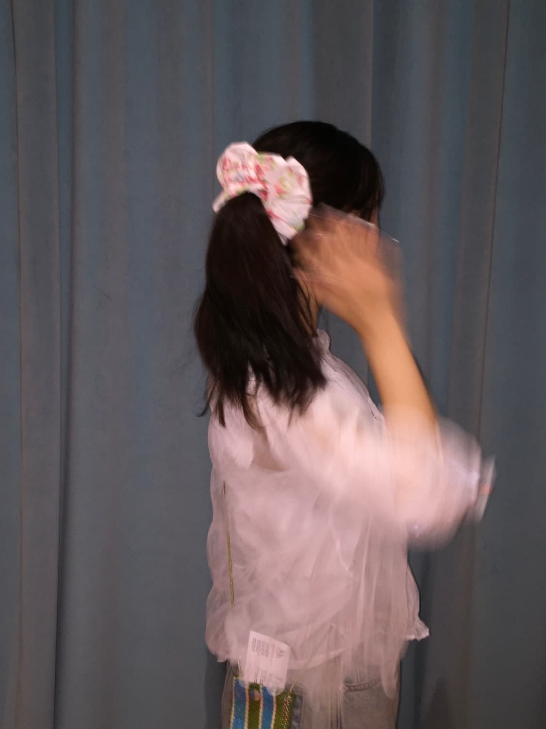 핸드메이드 꽃 스크런치 상품이미지5