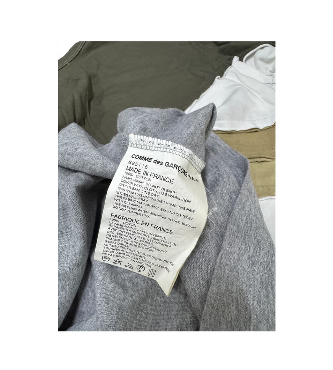 comme des garcons long sleeve  상품이미지4