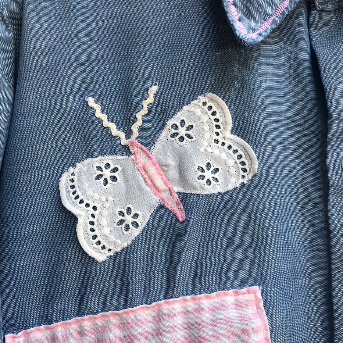 70s Bigmac chambray shirt-M 상품이미지2