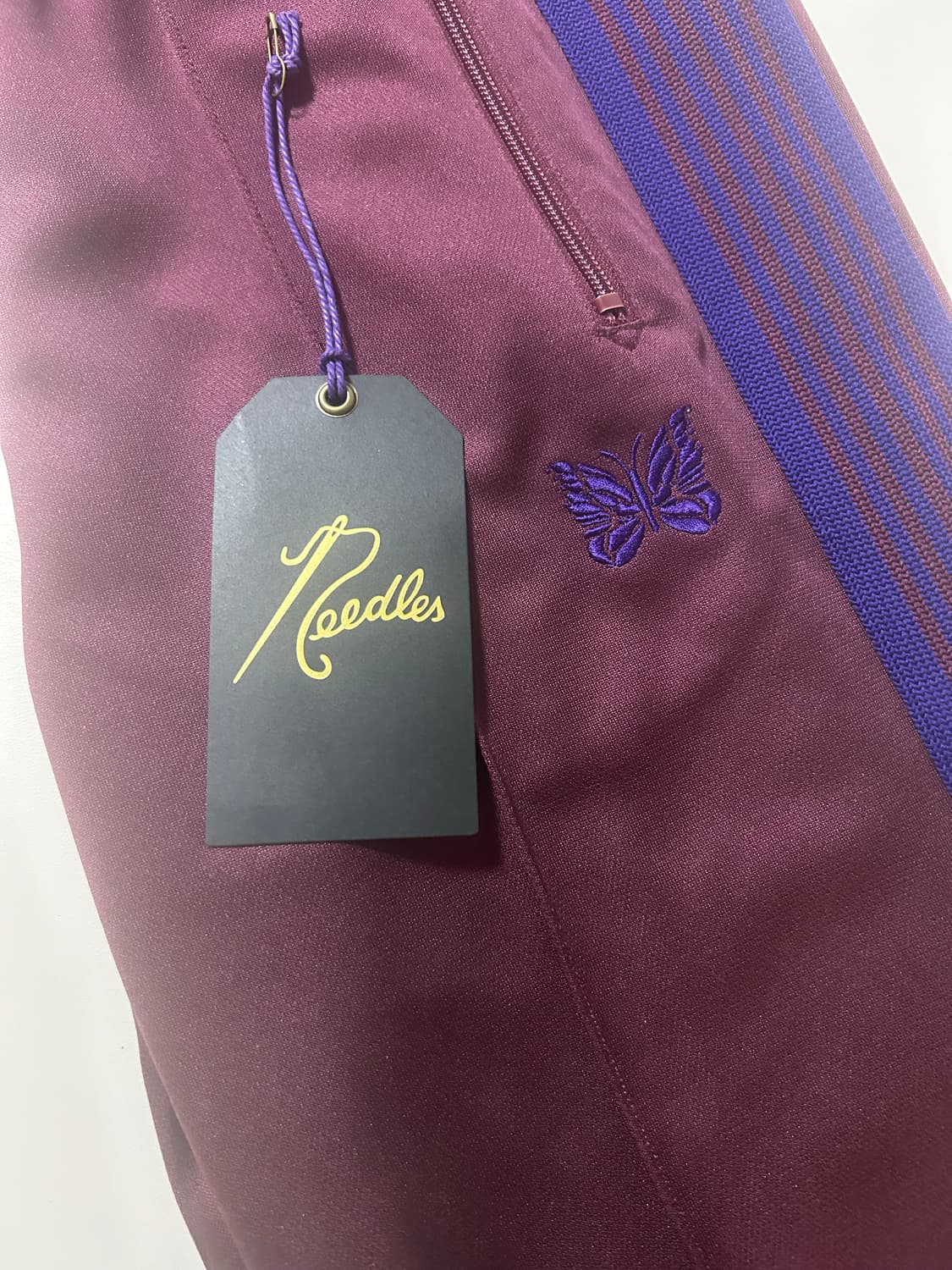 니들스 트랙팬츠 스트레이트핏 와인 s사이즈 상품이미지8