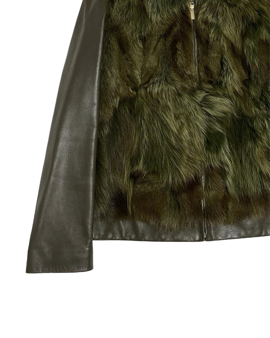 Fox fur leather jacket 상품이미지3