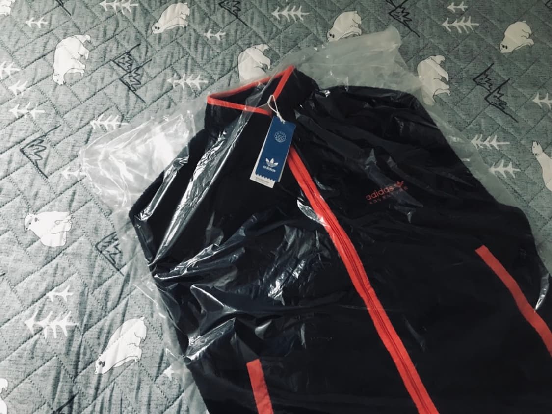 (새상품) adidas 아디다스 후리스 플리스 양털 자켓 한정판 100 상품이미지4