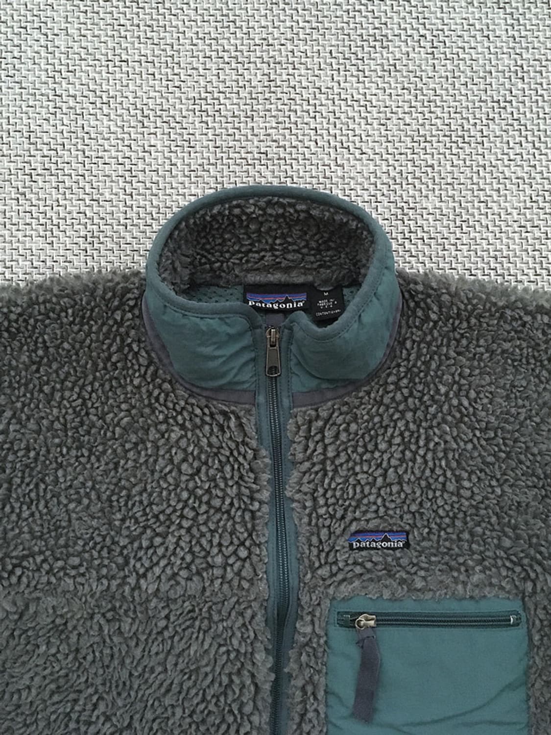 00s Asphalt grey classic retro deep pile 상품이미지2