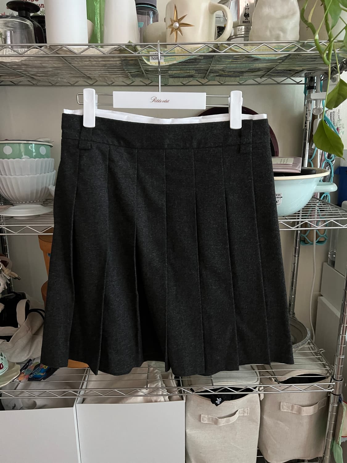 리본빛 Ribbonbit 플리츠 스커트 상품이미지3