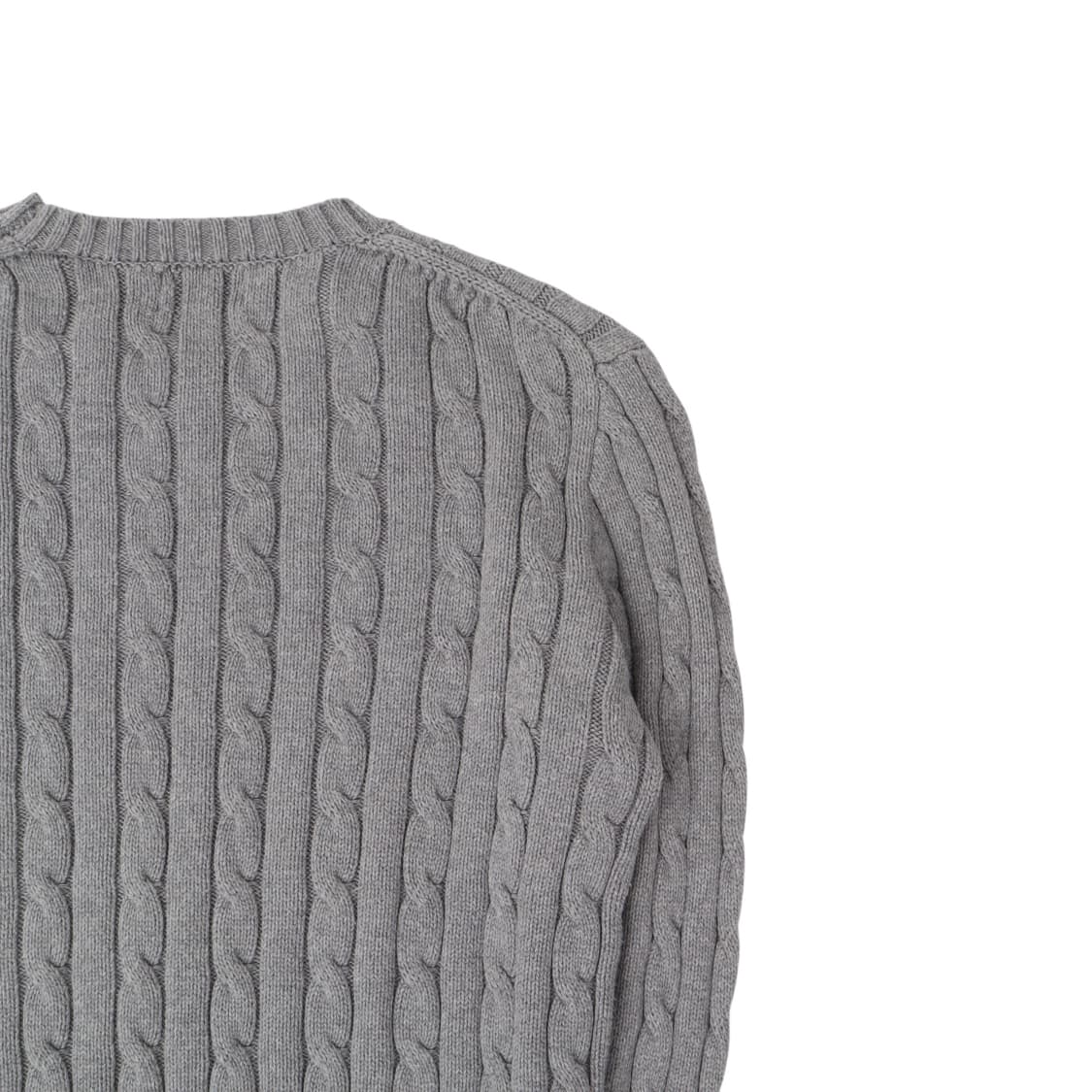 폴로 랄프로렌 그레이 코튼 케이블 니트 상품이미지6