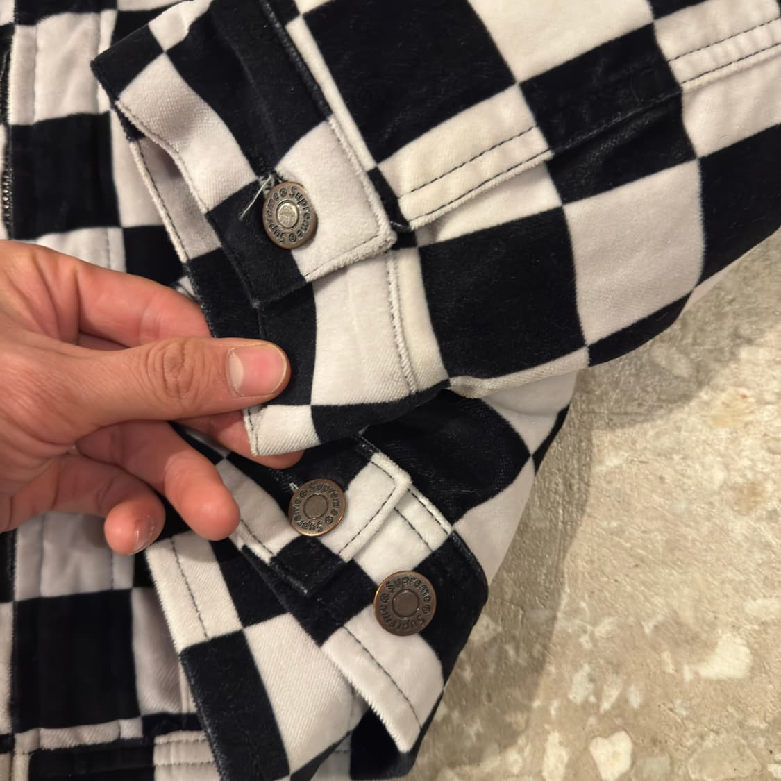 슈프림 체크워크 자켓 상품이미지5