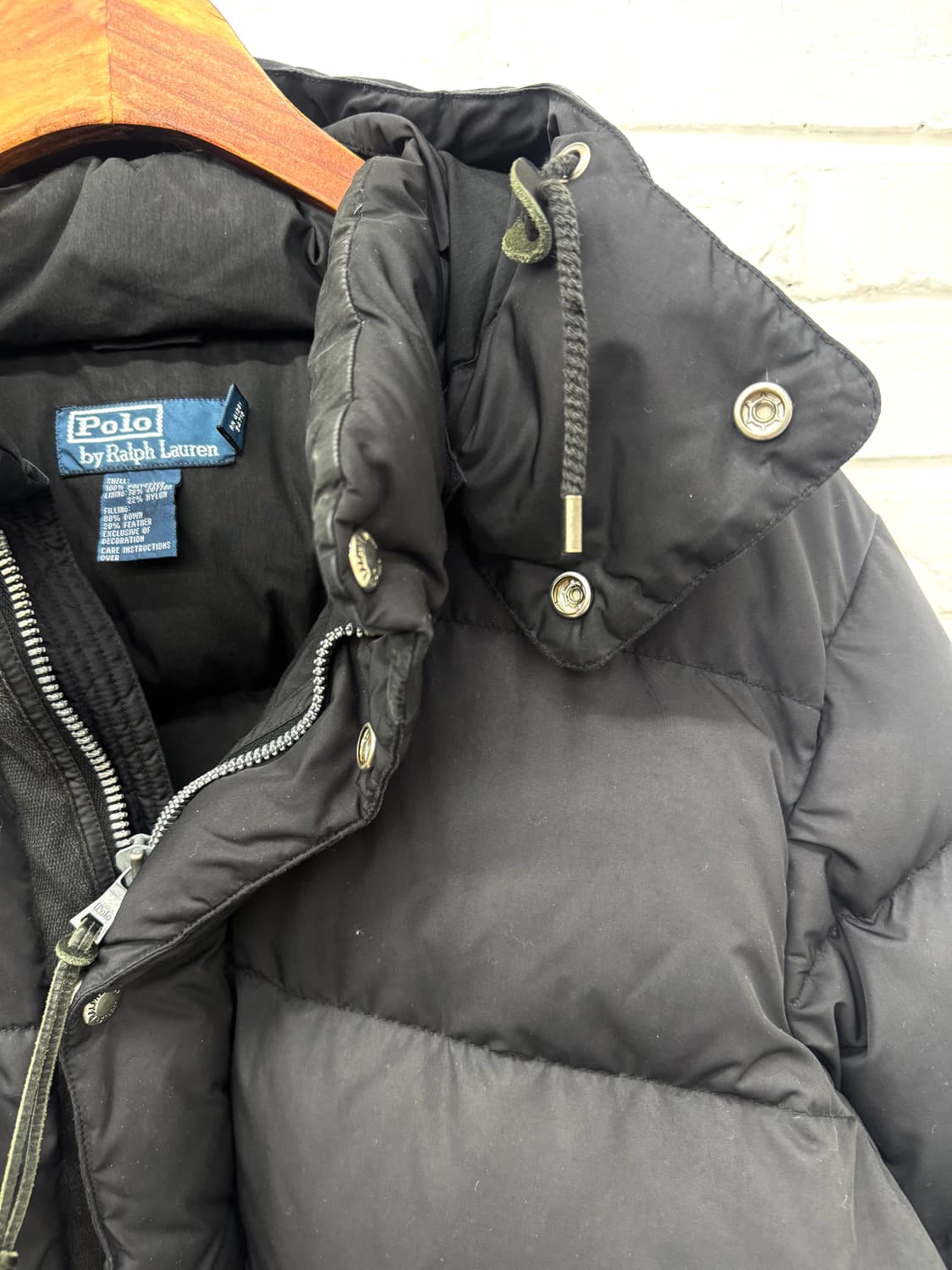 폴로 블랙 덕다운 패딩  상품이미지4