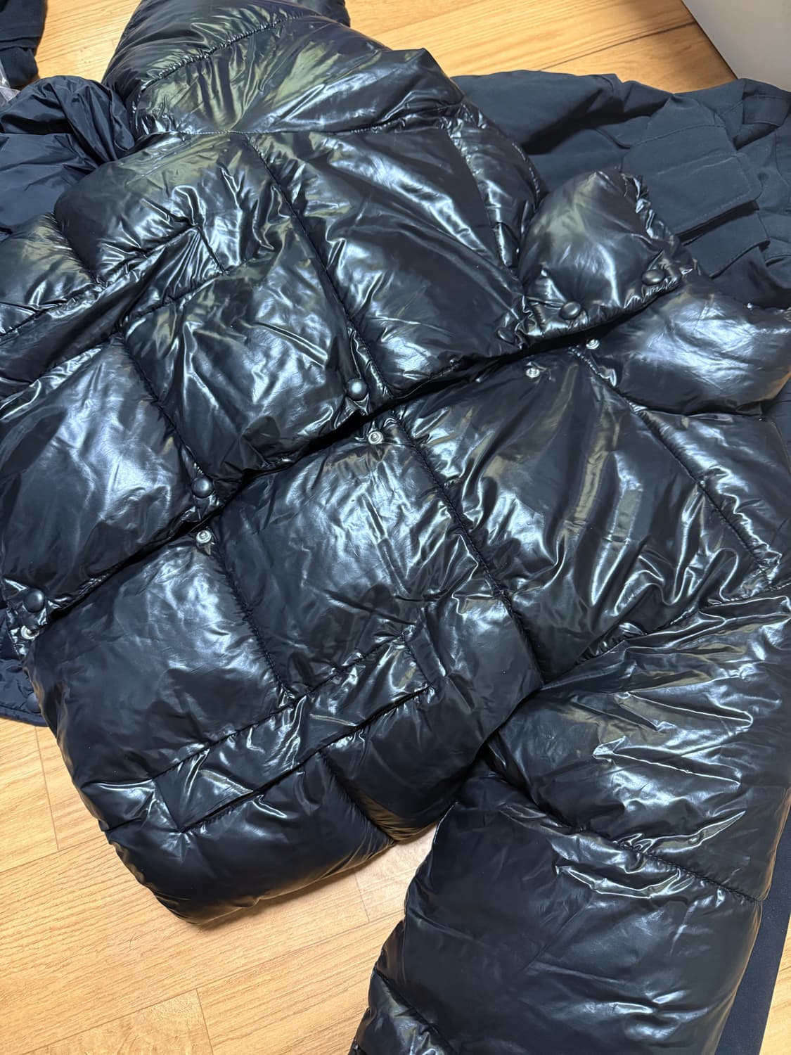 자라 레더 패딩 상품이미지1