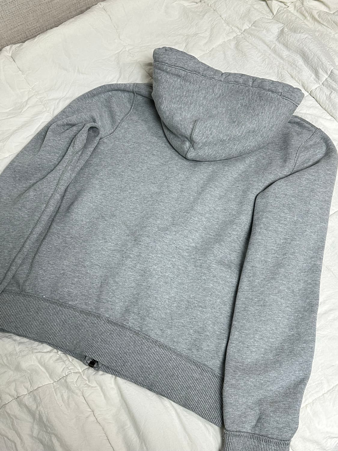아베크롬비 후드 집업 그레이 빈티지 라지 상품이미지3