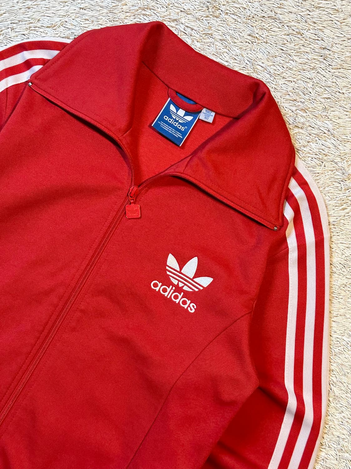 아디다스 ADIDAS 유로파 트랙탑 져지 레드 상품이미지2