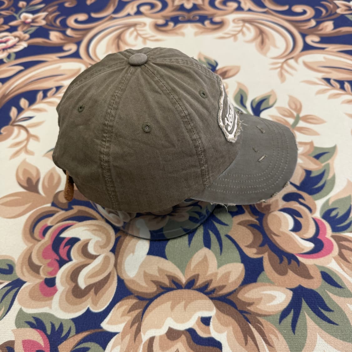 00s본더치 Vondutch 로고 볼캡(카키) 상품이미지4