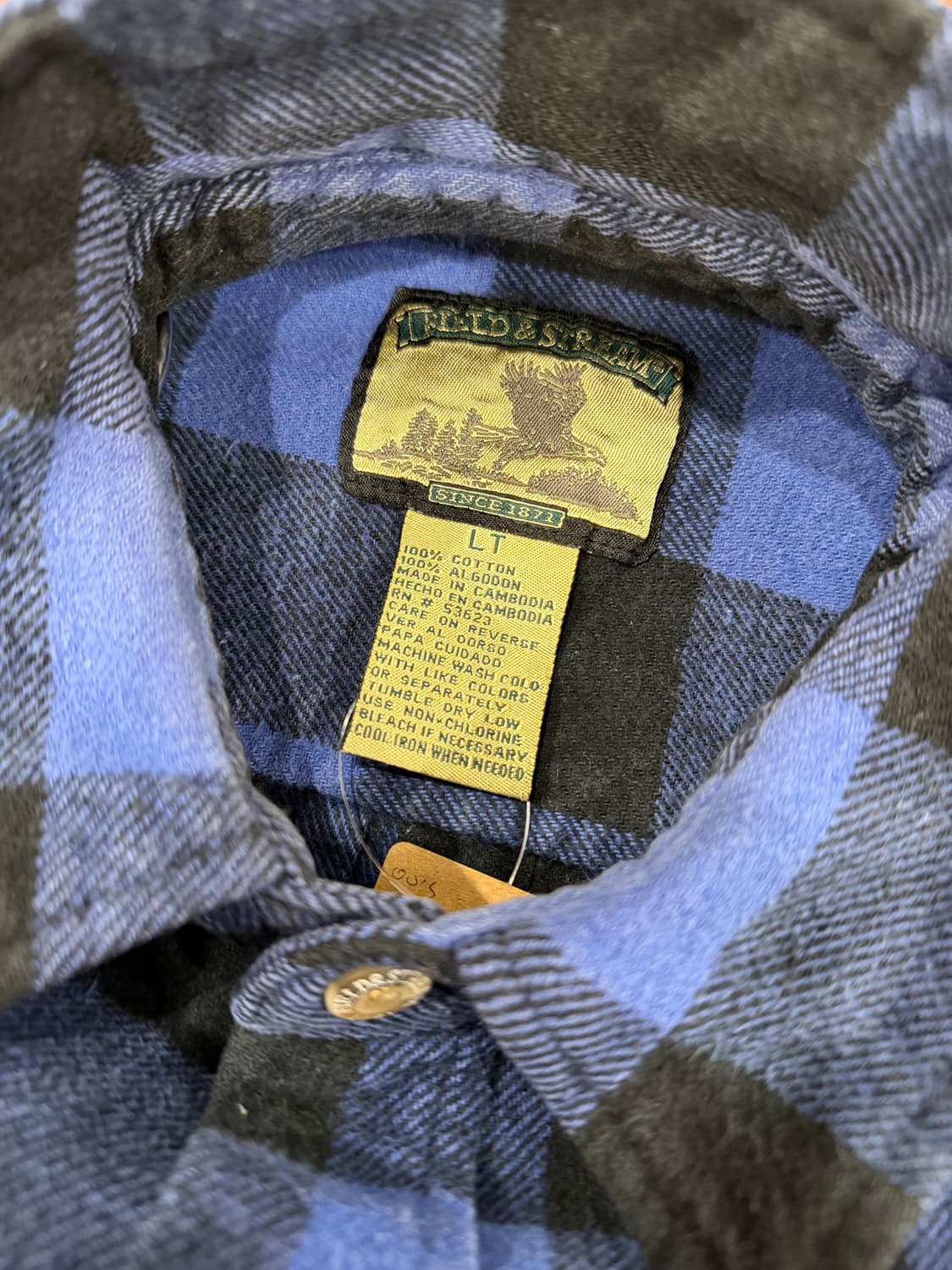 00s Field & Stream 빈티지 플란넬 체크 셔츠 상품이미지9