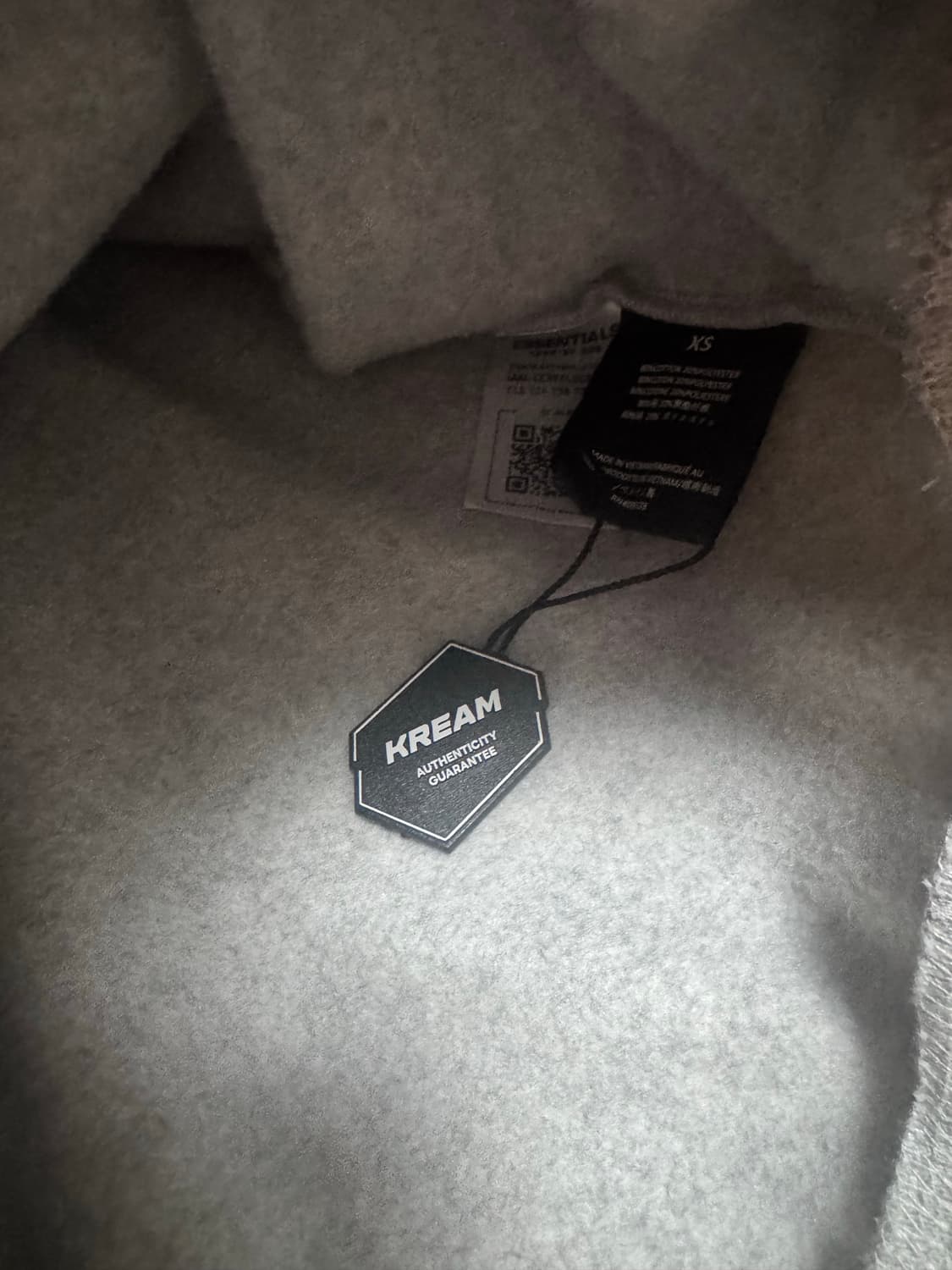 에센셜 후드티 XS 상품이미지3