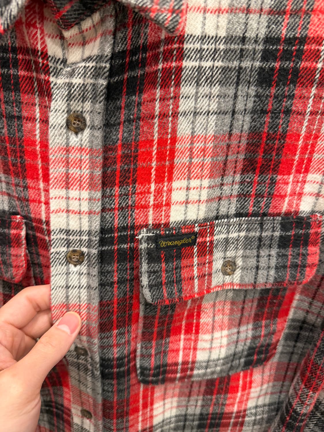 Wrangler 랭글러 플란넬 체크 셔츠 상품이미지5