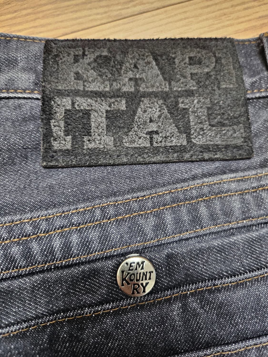 캐피탈14oz 키나리 데님 포트 버기 팬츠 상품이미지3