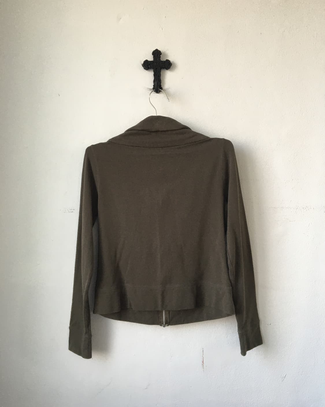 Neck point frill zip up 상품이미지4