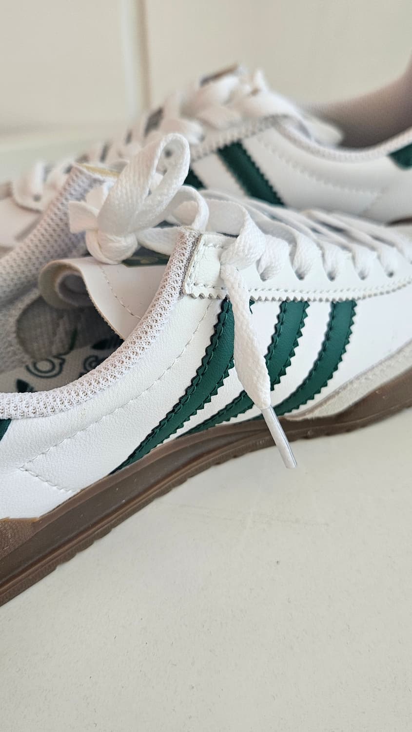 (새 제품) 아디다스 진스 클라우드 화이트 컬리지에이트 그린 검 상품이미지3