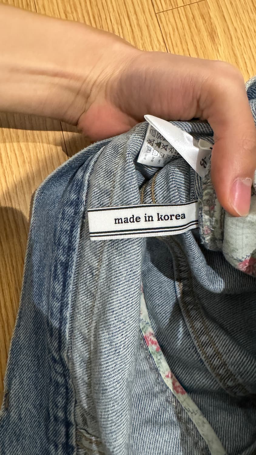 앤더슨 벨 BERIA STRING DOUBLE WAIST JEANS 상품이미지4