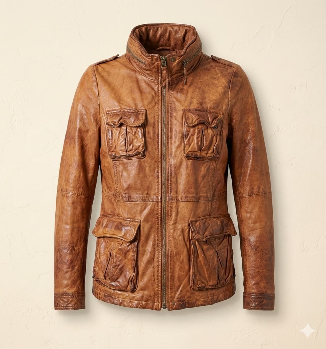 🤎리얼 양가죽 빈티지 브라운 자켓 55 | 멋스러운 워싱감 상품이미지2