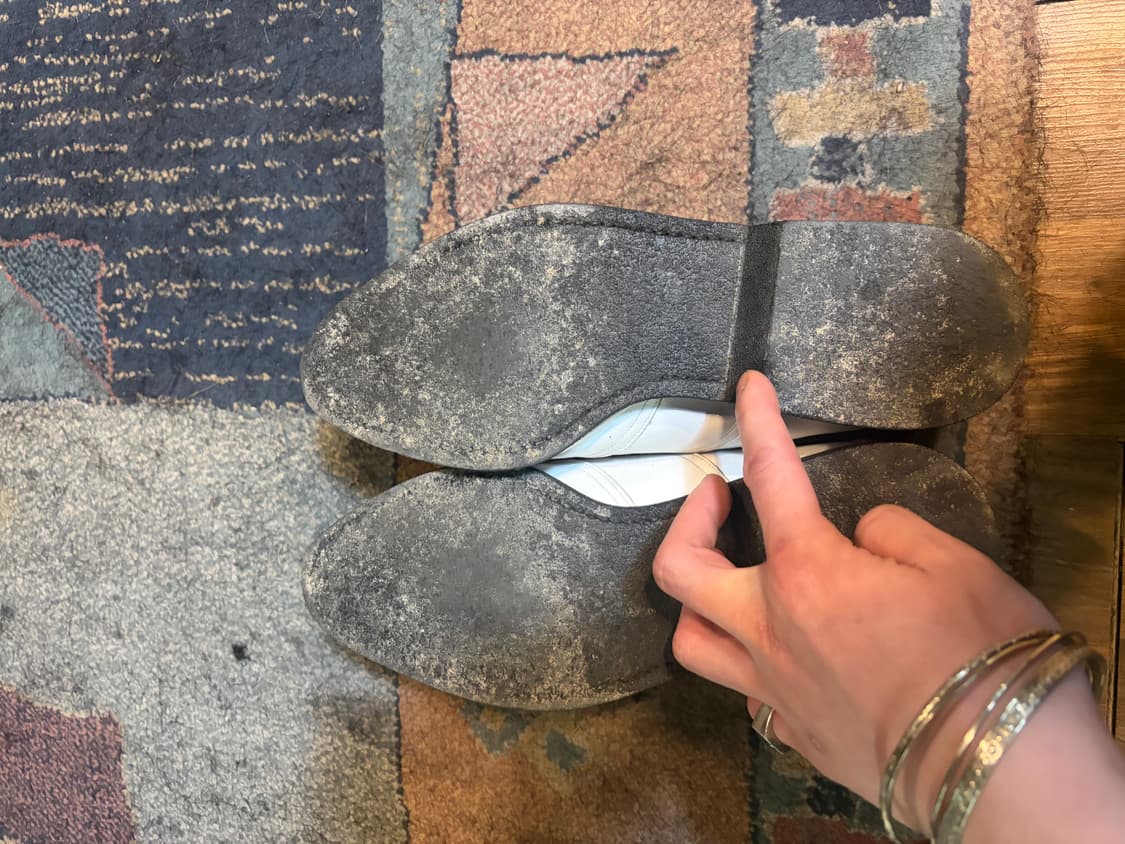 언더커버 20s 스컬 스터드 화이트구두 size 270-275 상품이미지9