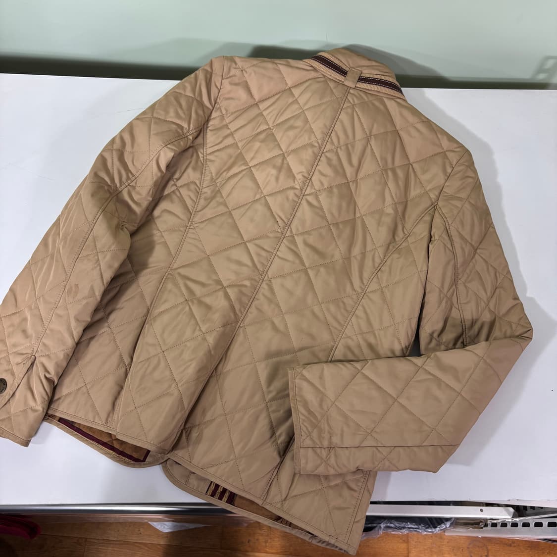 우먼XS-S 폴로 로렌진스 베이지 퀼팅자켓 상품이미지3