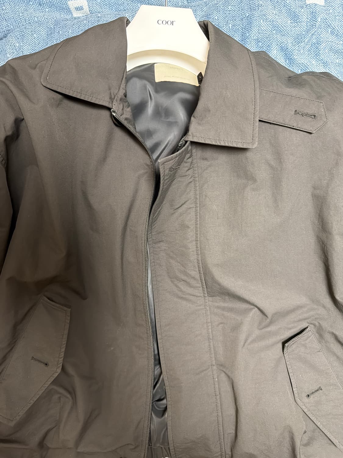 아모멘토 코튼 나일론 패디드 점퍼 상품이미지3