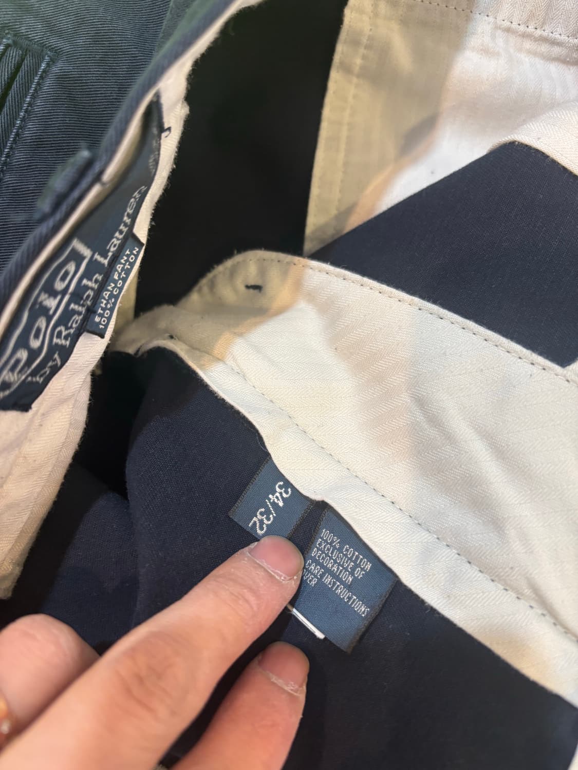 폴로 랄프로렌 면바지 팬츠 34사이즈 상품이미지5