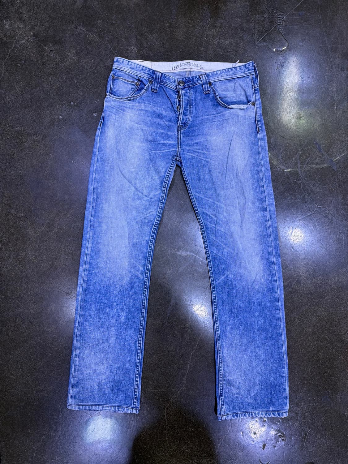 리바이스 504 스트레이트핏 빈티지 타이 워싱 데님팬츠 34 상품이미지1