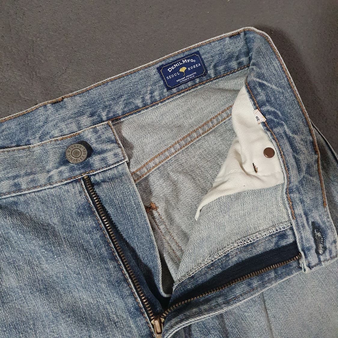 데밀 026 헐리우드 슬림 데님 팬츠 30 상품이미지5